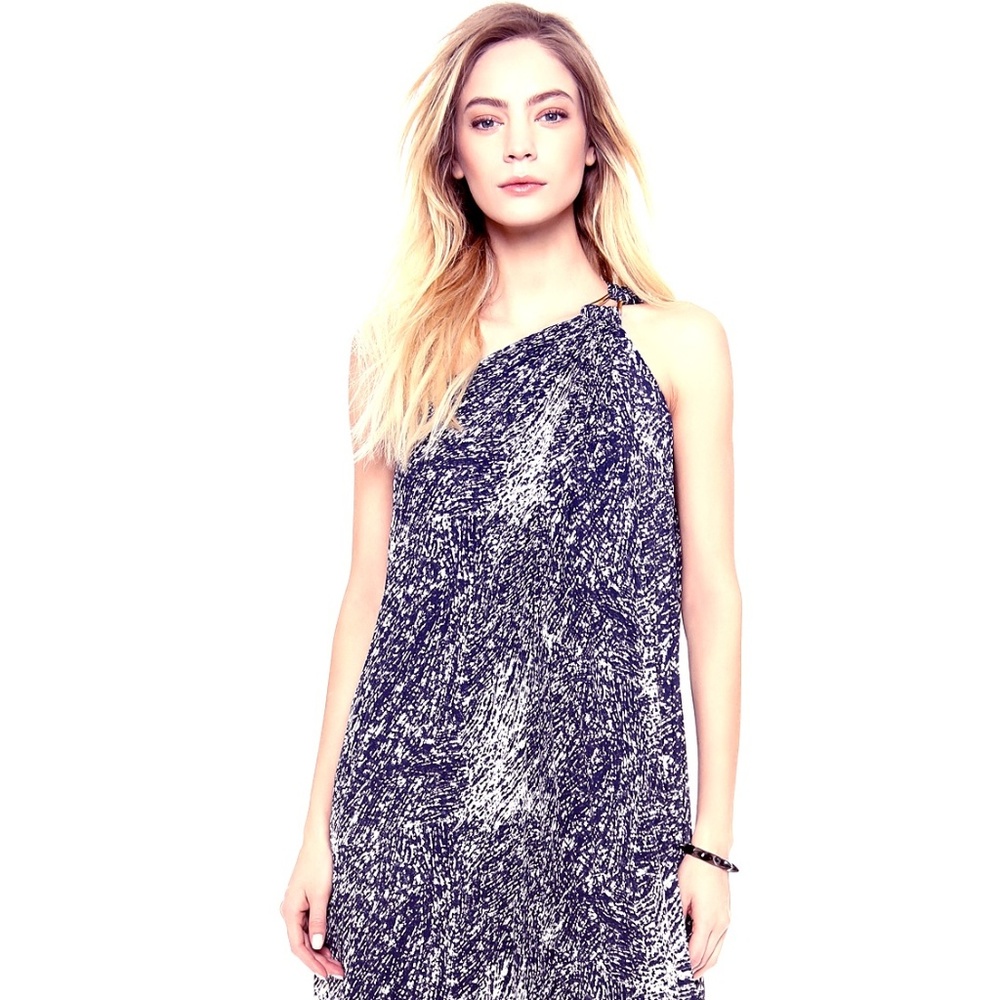 Halston Heritage 1 Shoulder Dress 4 NWOT $545!!!!